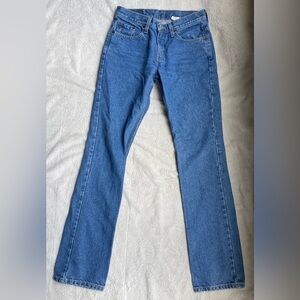 Levi's 505 Slim Fit Straight Leg Jeans 7 Jr. L